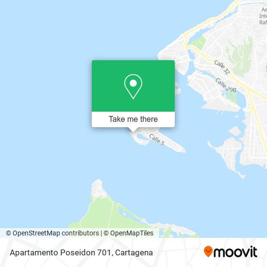 Apartamento Poseidon 701 map