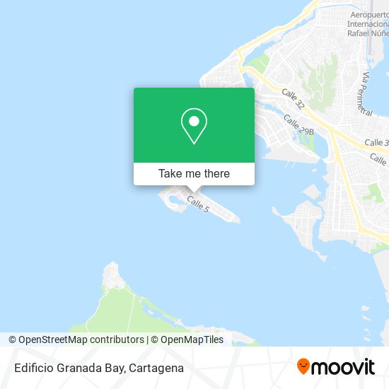 Edificio Granada Bay map