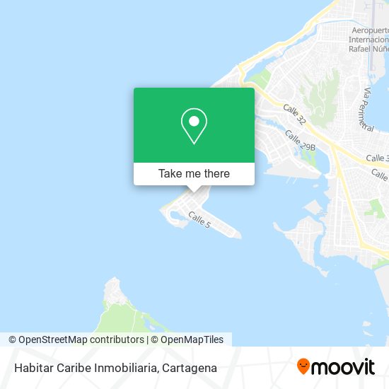 Mapa de Habitar Caribe Inmobiliaria