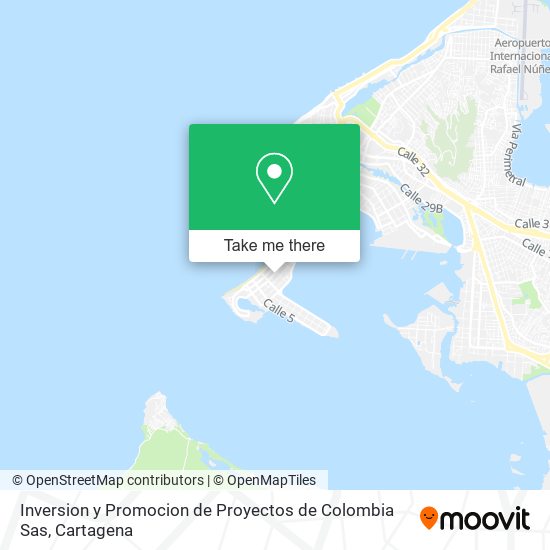 Inversion y Promocion de Proyectos de Colombia Sas map