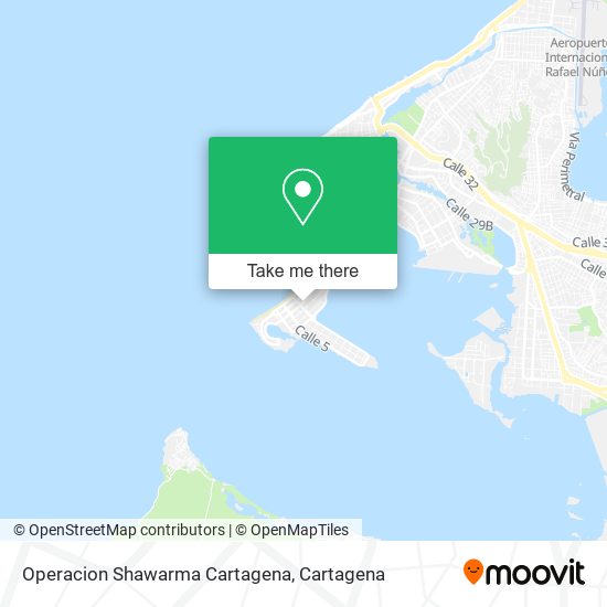 Operacion Shawarma Cartagena map