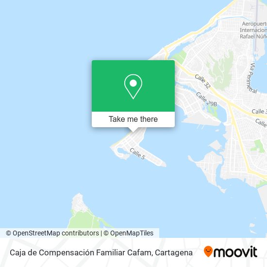 Caja de Compensación Familiar Cafam map