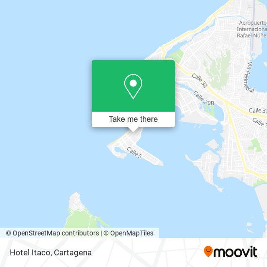 Hotel Itaco map