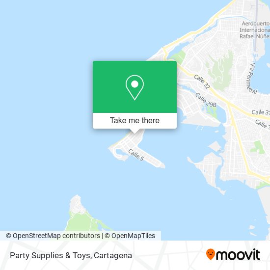 Party Supplies & Toys map