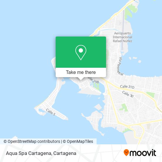 Aqua Spa Cartagena map