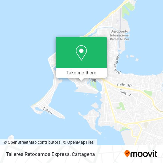 Talleres Retocamos Express map