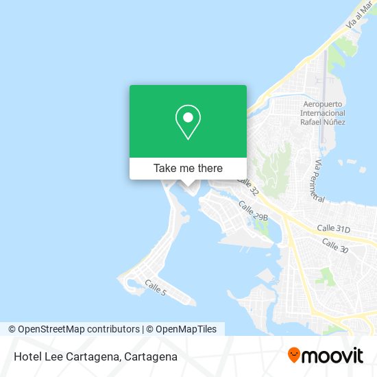 Hotel Lee Cartagena map