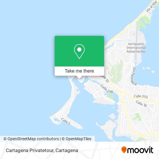 Cartagena Privatetour map