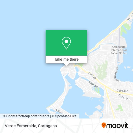 Verde Esmeralda map