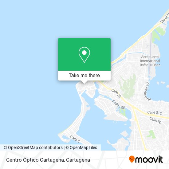 Centro Óptico Cartagena map