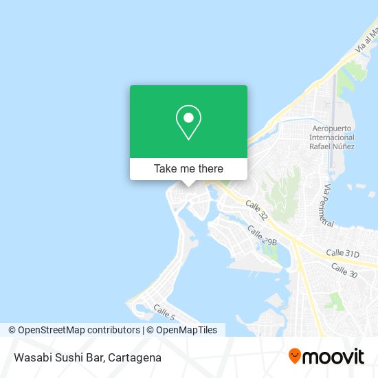 Wasabi Sushi Bar map