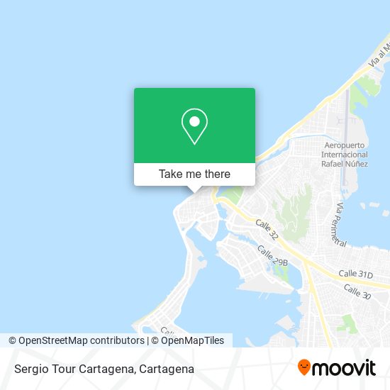 Sergio Tour Cartagena map