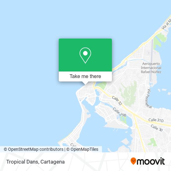 Tropical Dans map