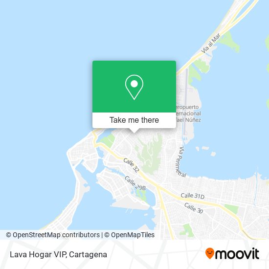 Lava Hogar VIP map