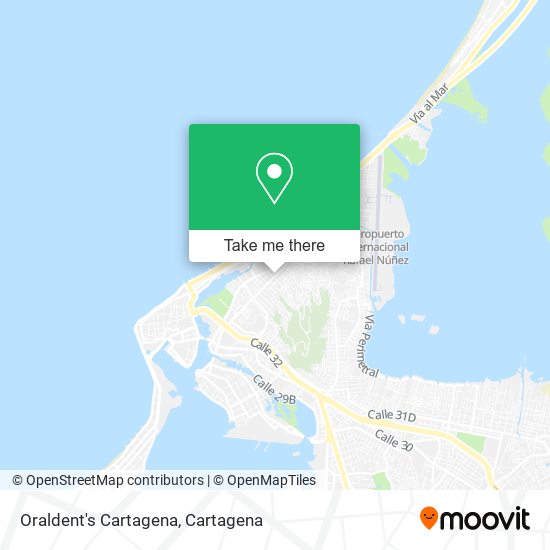 Oraldent's Cartagena map