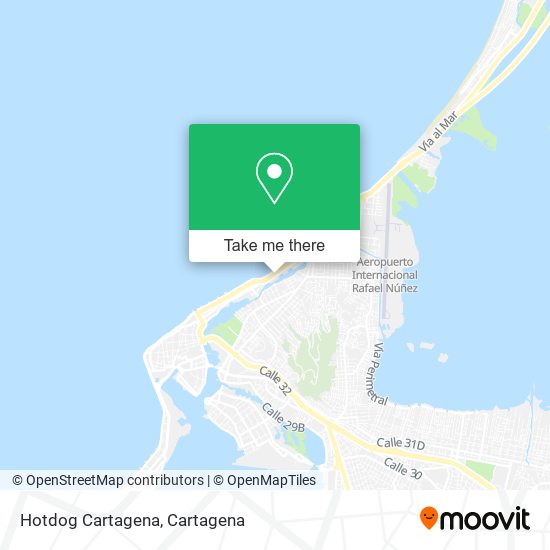 Hotdog Cartagena map