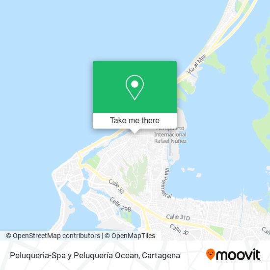 Peluqueria-Spa y Peluquería Ocean map