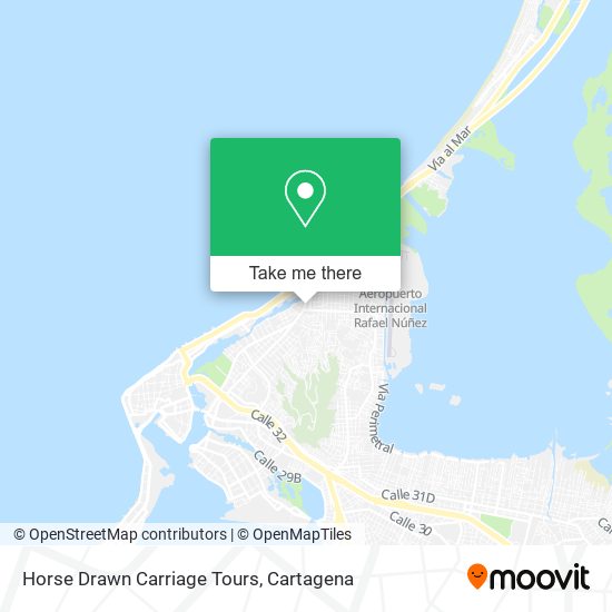 Horse Drawn Carriage Tours map