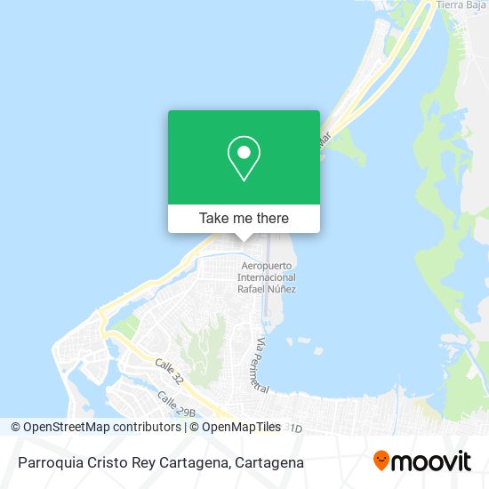 Parroquia Cristo Rey Cartagena map