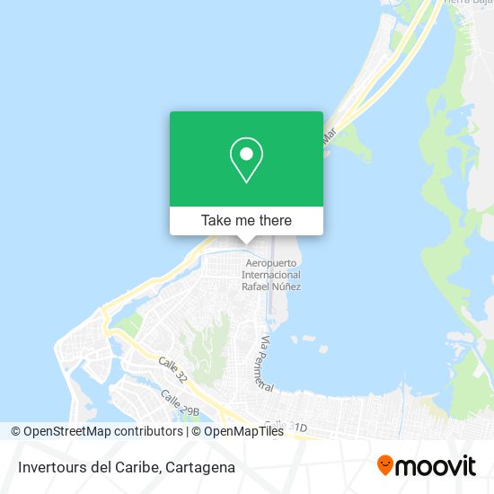 Invertours del Caribe map