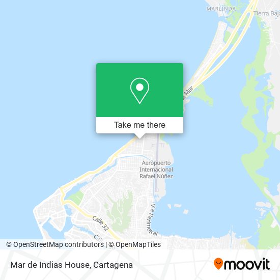 Mapa de Mar de Indias House