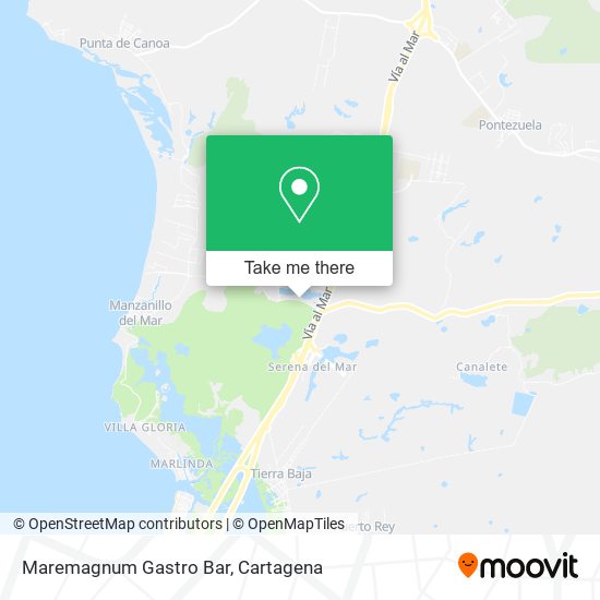 Maremagnum Gastro Bar map