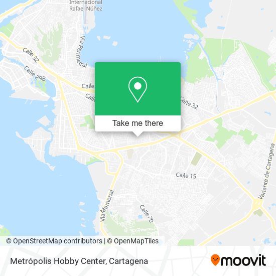 Mapa de Metrópolis Hobby Center