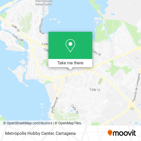 Metrópolis Hobby Center map
