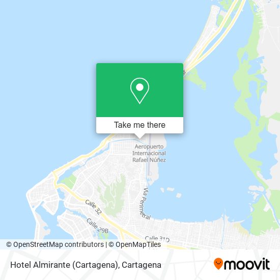Hotel Almirante (Cartagena) map