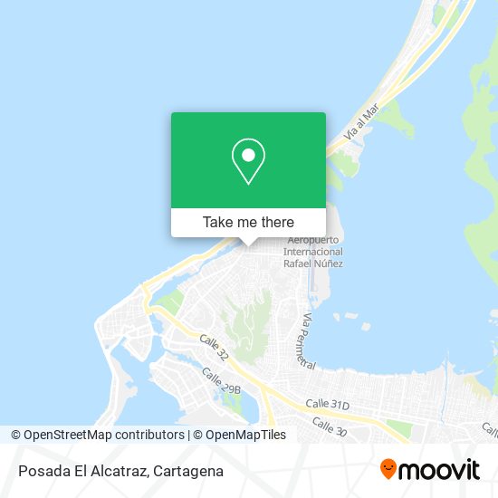 Mapa de Posada El Alcatraz