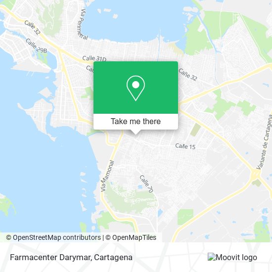 Mapa de Farmacenter Darymar