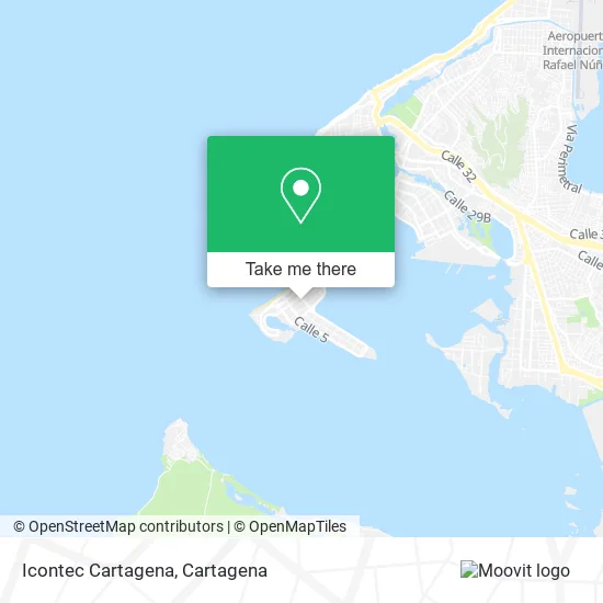 Icontec Cartagena map