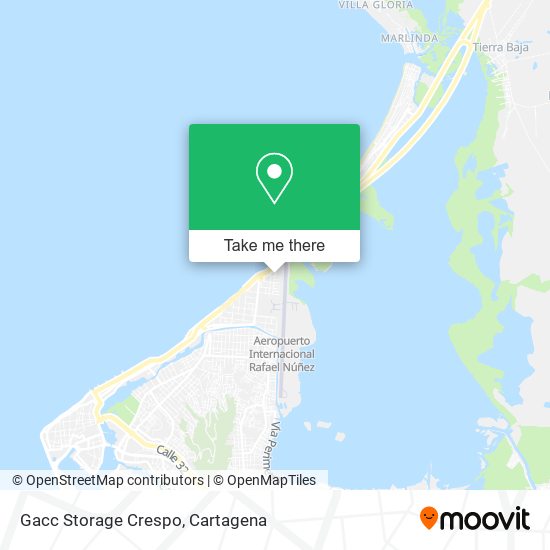 Mapa de Gacc Storage Crespo