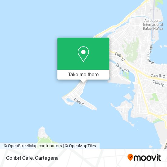 Mapa de Colibrí Cafe