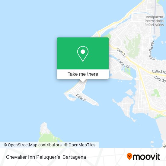 Chevalier Inn Peluquería map
