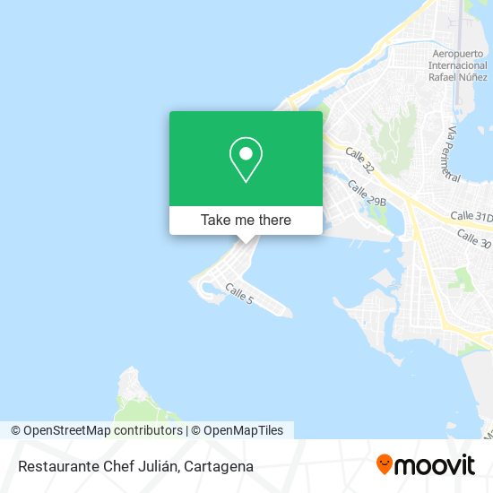Mapa de Restaurante Chef Julián