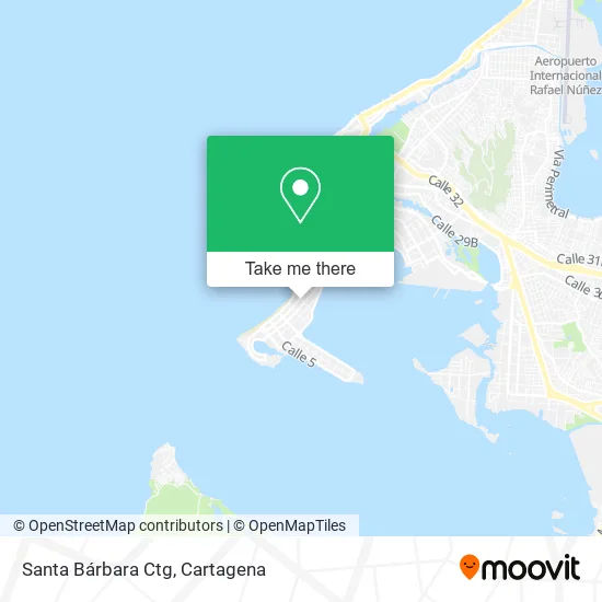 Santa Bárbara Ctg map