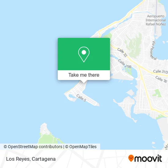 Los Reyes map