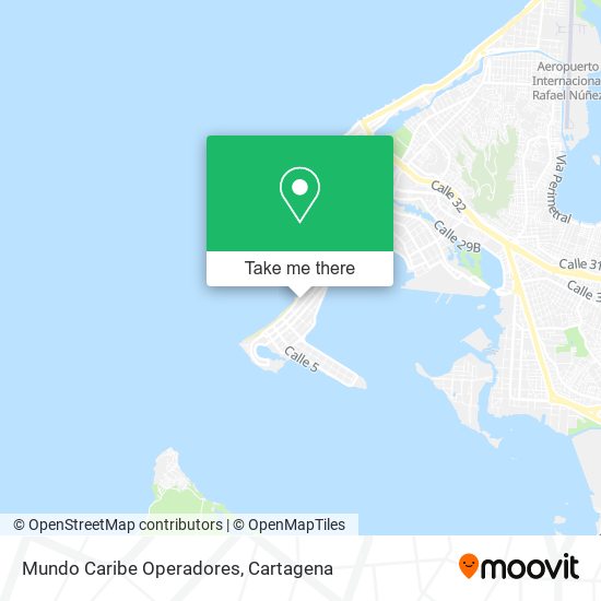 Mundo Caribe Operadores map