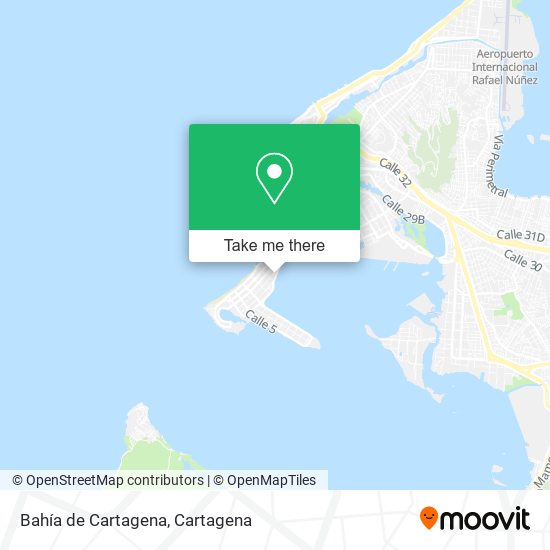 Bahía de Cartagena map