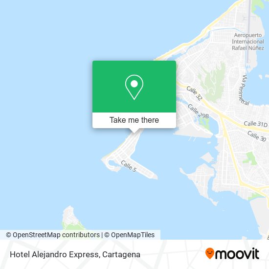 Hotel Alejandro Express map