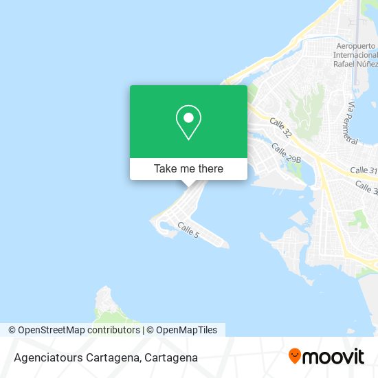 Mapa de Agenciatours Cartagena