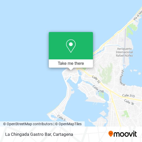 La Chingada Gastro Bar map
