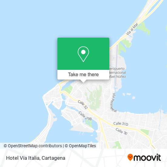 Mapa de Hotel Vía Italia