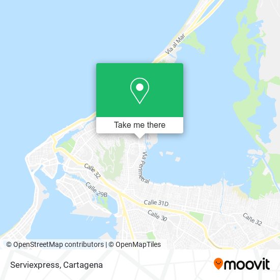 Mapa de Serviexpress