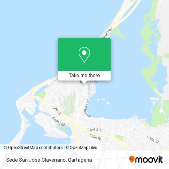 Sede San José Claveriano map
