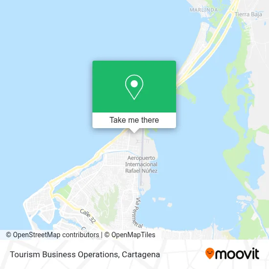 Tourism Business Operations map