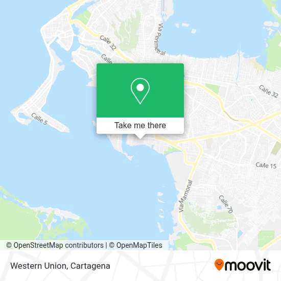 Western Union map