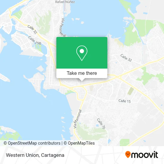 Western Union map