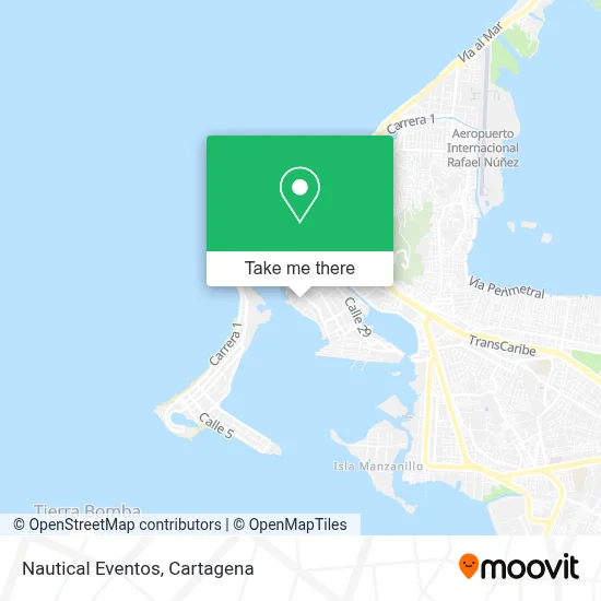 Nautical Eventos map